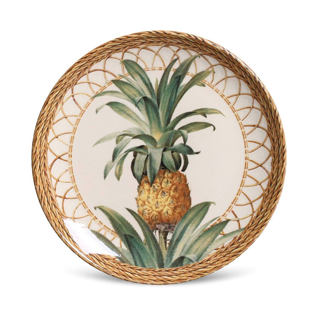 Plato postre pineapple natural